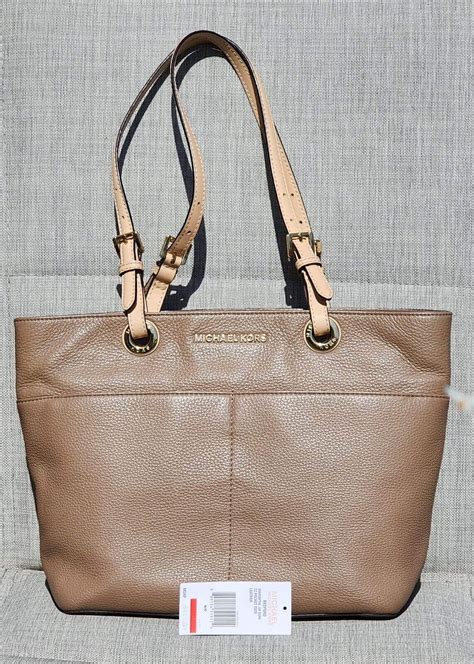 michael kors bedford medium tote|michael kors pebble leather tote.